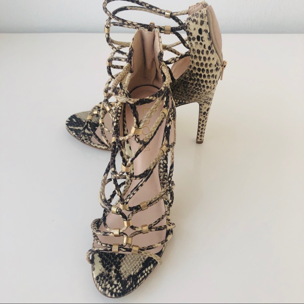 ALDO Snake Skin High Heels Size 8,5